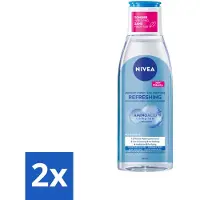 Nivea 2 x – Micellair Reinigingswater – Refreshing – 200 ml - Gezichtsreiniger - Micellair Water - Huid Reinigen - Make-up Verwijderen - Fris Resultaat