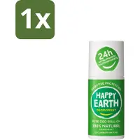 Happy Earth 1 x – Deodorant Roll-On – 100% Natuurlijk Cucumber Matcha – 75 ml - Cucumber Matcha Deodorant - Natuurlijke Deodorant - Roll-on Deodorant - Vegan Deodorant - Anti-Geur Deodorant