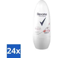 Rexona 24 x - Deodorant Roller - Motion Sense - Stay Fresh - Witte bloemen & Lychee - Anti-Transpirant & Perspirant - 50ml - - Deodorant - Anti-transpirant - MotionSense - Witte Bloemen