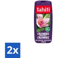 Tahiti 2 x – Douchegel – Orchidee - 315 ml - Douchegel Orchidee - Orchidee Geur - Douchegel Voor Huidverzorging - Bloemige Douchegel - Zachte Douchegel