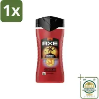 Axe 1 x – Douchegel 3-in-1 – Sunset Fresh – 250 ml- 3-in-1 Douchegel - Lichaam - Gezicht - Haar - Frisheid