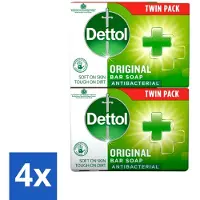Dettol 4 x - Zeeptablet - Origineel - Antibacterieel - 2x 100g Zeeptabletten - Handzeep - Antibacterieel - Hygiëne - Handwas - Zeeptablet