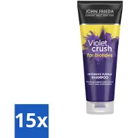 John Frieda 15 x – Shampoo – Sheer Blonde Violet Crush Intensive Purple – Tegen gele ondertonen – 250 ml - Koffie - Koffiezetapparaat - Koffiezetapparaat - Koffiezetapparaat