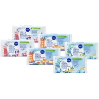 Nivea 3-in-1 Verzorgende Reiniging Micellair Doekjes - Waterproof Make-up Remover - vitamine E - Voordeelverpakking - 6 stuks