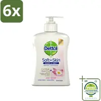Dettol - Handzeep - Antibacterieel - Hydraterend - Kamille - 250 ml - Voordeelverpakking - 6 stuks - Handzeep - Antibacterieel