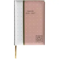 Ancor Weekagenda 2026/2027 Unique formaat A5 roze dots