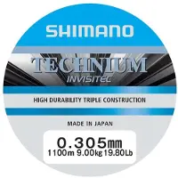 Shimano Fishing Technium Invistec A Monofilament 1100 M Transparant 0.305 mm