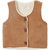 Someone OFELIA-SG-13-Q Meisjes Gilet - BROWN