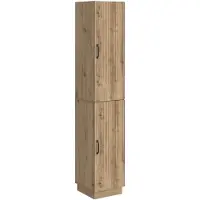 vidaXL Kast Set 2 st Artisanaal eiken Bewerkt hout