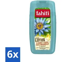 Tahiti 6 x - Douchegel - Lotus & Kokosolie - Hydraterend - 250 ml - Douchegel - Hydraterend - Kokosolie - Lotus - Douchegel Lotus