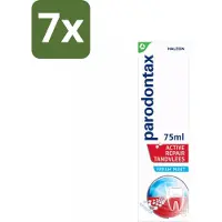 Parodontax 7 x – Tandpasta – Active Repair Fresh Mint – 75 ml - Tandvlees Herstellen - Bloedend Tandvlees - Tandplak Verwijderen - Gezwollen Tandvlees - Ontstoken Tandvlees