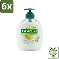 Palmolive Naturals - Handzeep - Melk & Olijf - 300 ml - Voordeelverpakking - 6 stuks - Handen verzorgen - Melkproteïnen