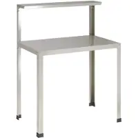 vidaXL Planttafel 100 x 50 x 104 cm Roestvrij staal zilver