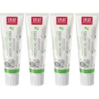 Splat Medical Herbs - Tandpasta - Kruiden, Bescherming van het Tandvlees, Zonder SLES, 4-pack