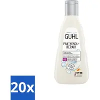 Guhl 20 x – Shampoo – Panthenol+ Repair – 250 ml - Panthenol Shampoo - Herstellende Shampoo - Hydraterende Shampoo - Shampoo Voor Droog Haar - Shampoo Voor Beschadigd Haar