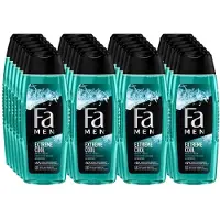 Fa Men Douchegel en Shampoo Extreme Cool 250 ml - Voordeelverpakking - 24 stuks