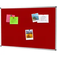 Ivol Prikbord vilt 60x90 cm - Rood