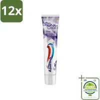 Aquafresh - Tandpasta - Whitening - Stralend Witte Tanden - 100 ml - Voordeelverpakking - 12 stuks - Tandpasta - Witte tanden