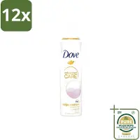 Dove - Deodorant - Spray Clean Touch - Zachte geur en verzorging - 150 ml - Voordeelverpakking - 12 stuks - Anti-transpirant - Zweet en geur bescherming