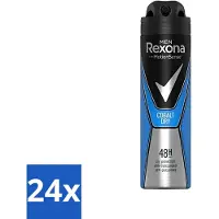 Rexona 24 x Men - Deodorant Spray - Motion Sense - Cobalt Dry - Anti-Transpirant & Perspirant - 150ml - Anti-transpirant - Deodorant - Mannen - Frisse Geur - Langdurige Bescherming