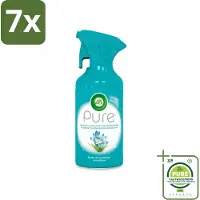 Air Wick 7 x Pure Luchtverfrisser Lentedauw 250 ml - Grootverpakking - Luchtverfrisser - Luchtverfrisserspray - - Pure Lentedauw - Frisse Geur