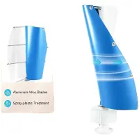 OEM Verticale windturbine, vermogen 500W, maximale windsnelheid 12,99 m/s, hoogte 1,5 meter, diameter 0,8 meter, installatie vereist