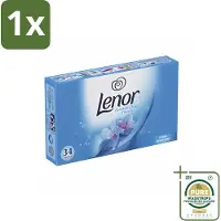 Lenor 1 x - Droogtrommeldoekjes - Spring Awakening - 34 Doekjes- Droogtrommeldoekjes - Droogtrommel - Droogtrommeldoek - Frisheid - Voorjaar