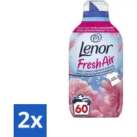 Lenor 2 x – Wasverzachter – Bloesem – 60 Wasbeurten – 840 ml - Wasverzachter - Buitenluchtfrisheid - Bloesemgeur - Wasgoedfrisheid - Geurvoorziening