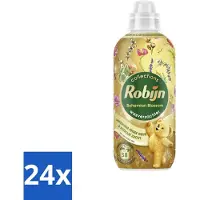 Robijn 24 x – Wasverzachter – Bohemian Blossom – 765 ml - Wasverzachter - Bloemige Geur - Wasverzachter Fles - Kleding Verzorgen - Vezels Beschermen