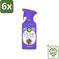 Air Wick - Luchtverfrisser Spray - Paarse Lavendel - 250ml - Voordeelverpakking - 6 stuks - Geurspray - Huisgeur