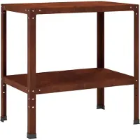 vidaXL Planttafel 60 x 50 x 80 cm weervast staal Roestkleurig