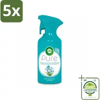 Air Wick 5 x Pure Luchtverfrisser Lentedauw 250 ml - Grootverpakking - Luchtverfrisser - Luchtverfrisserspray - - Pure Lentedauw - Frisse Geur