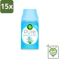 Air Wick 15 x Freshmatic Automatische Spray Navulling Pure Lentedauw 250 ml - Grootverpakking - Luchtverfrisser - Geurverspreider - - Pure Lentedauw - Frisse Geur
