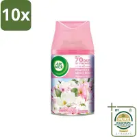 Air Wick 10 x - Luchtverfrisser Navulling - Magnolia & Kersenbloesem - Automatische Spray - 250 ml - Grootverpakking - Luchtverfrisser - Geur - Geurverwijdering - Bloemige Geur - Frisheid