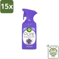Air Wick 15 x - Luchtverfrisser Spray - Paarse Lavendel - 250ml - Grootverpakking - Luchtverfrisser - Lavendel - Geur - Geurverfrisser - Luchtverfrisser Spray