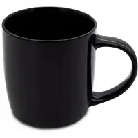 Tragar Zwarte Porseleinen Mok 350 ml - Ideaal voor Koffie & Thee