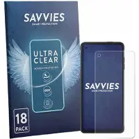 Savvies - Screenprotector voor Samsung Galaxy XCover Pro (case-friendly) - Folie Beschermfolie transparant 18 Stuks