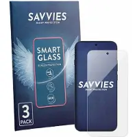 Savvies 3 Stuks Screenprotector - geschikt voor Oppo Reno 16 Pro - beschermfolie glas transparant
