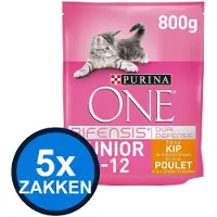 Purina One 5x - Junior Kip - Kattenvoer Droogvoer - 800 g