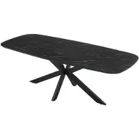 Giga Meubel Eettafel Marco Deens Ovaal Marmerlook 220cm