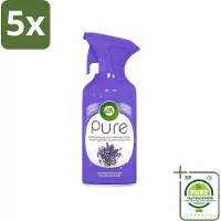 Air Wick 5 x - Luchtverfrisser Spray - Paarse Lavendel - 250ml - Grootverpakking - Luchtverfrisser - Lavendelgeur - Geurspray - Huisgeur - Ongewenste Geur