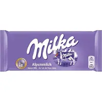 Milka 6 repen chocoladereep Alpenmelk á 100 gram - Voordeelverpakking Snoepgoed