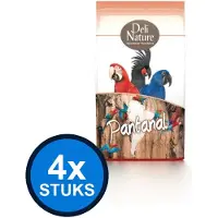 Deli Nature 4x - Birdelicious papegaaien pantanal 2kg - Vogelvoer - 2 kg
