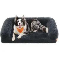 Famanu – FluffyHug hondenbed, hondenkussen maat XL, 106 x 80 x 23 cm