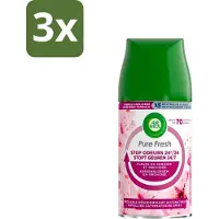 Air Wick 3 x Freshmatic Max Pure Fresh Cherry Blossom & Orchid 250 ml - Aziatische Kersenbloesem - Luchtverfrisser - Geurverspreider - Geur - Geurstop