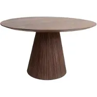 Giga Meubel Eettafel Salvador Walnoot Rond 130cm