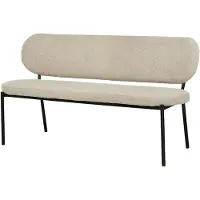 Giga Meubel Eetkamerbank Maddie Taupe 160cm
