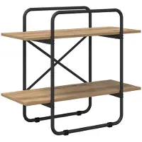 vidaXL Boekenplank 2-laags 60 x 35 x 70 cm PB Artisanaal eiken