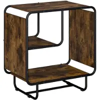 vidaXL Dressoir Gerookt eiken 60 x 37.5 x 64.5 cm Bewerkt hout