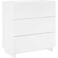 vidaXL Dressoir Wit 70 x 38 x 75 cm Bewerkt hout